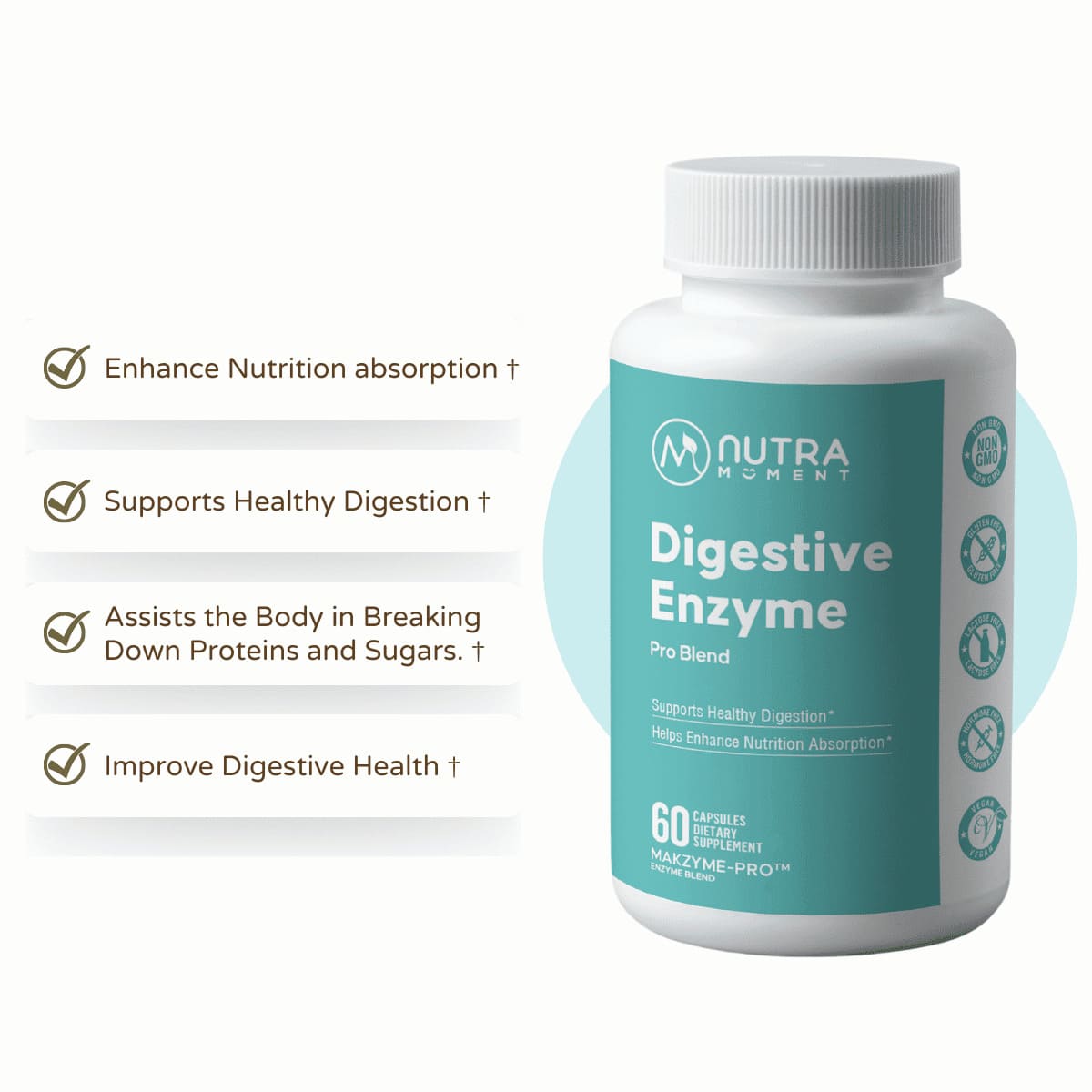 Nutra Moment | Digestive Enzyme | Product Highlights & Benefits
