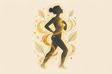 How to boost metabolism naturally - warm-toned editorial illustration of natural metabolic energy.