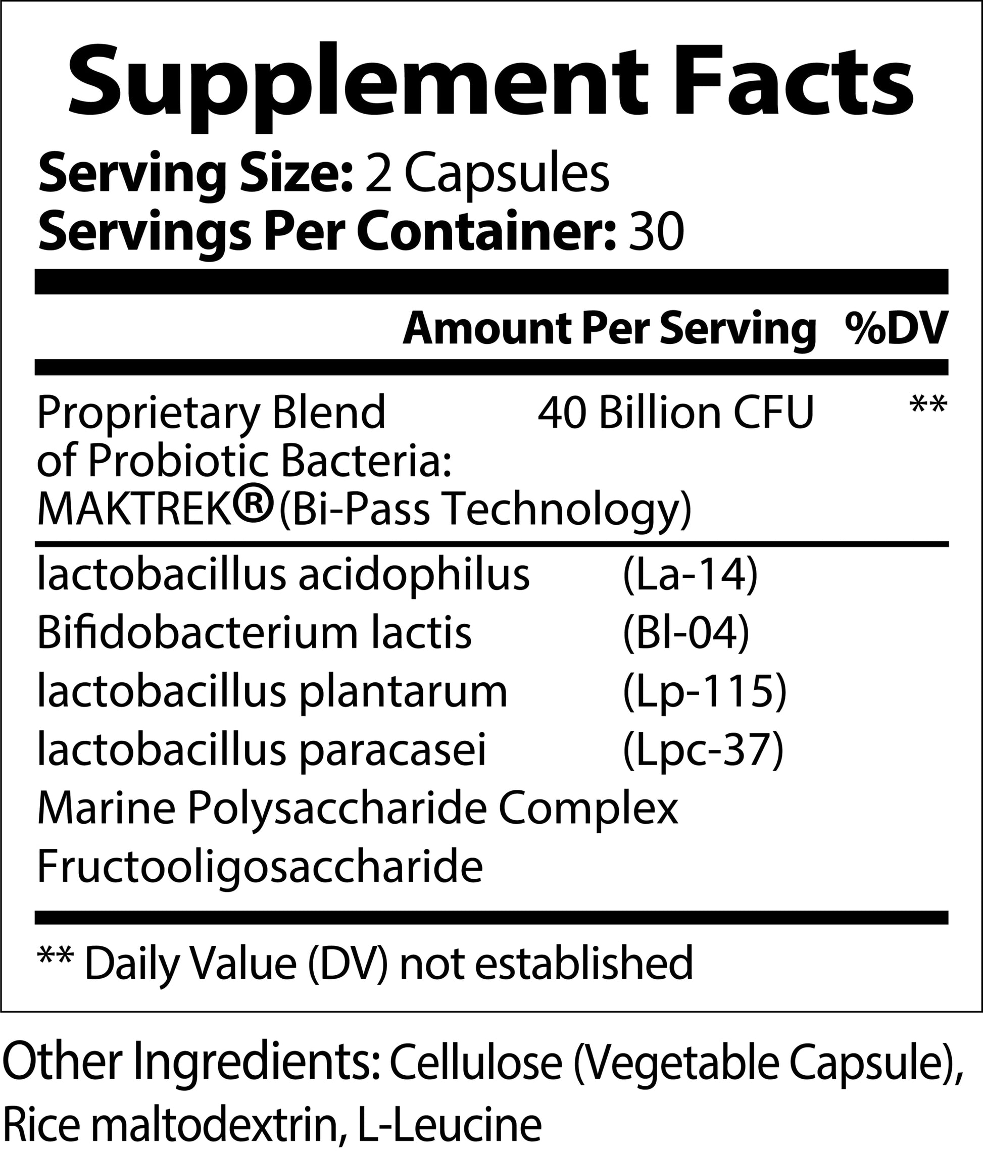 Probiotic 40 Billion CFU | Nutra Moment